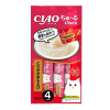 INABA Churu 14гр*4шт пюре для кошек Куриное филе и креветки ЦЕНА ЗА УПАКОВКУ