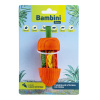 Bambini Pets Игрушка для грызунов "Морковка" из дерева с люфой