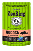 ZooRingЗооРинг Сочные кусочки в соусе Лосось с черникой для стерилизованных кошек 85гр