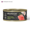 GRANDORF FRESH Консервы для кошек Филе тунца с филе краба в желе 70г