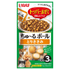 INABA Ball лакомство-топпинг для собак шарики с кремовой начинкой куриное филе 10г*3шт
