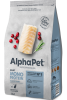 ALPHAPET SUPERPREMIUM MONOPROTEIN 1,5кг сухой корм для взрослых кошек из белой рыбы