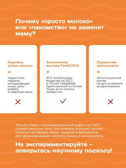 FeelGOOD Заменитель молока (молочная смесь) для котят саше3