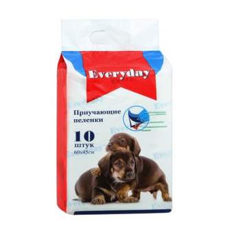 EVERYDAY впитывающие пеленки для животных ГЕЛЕВЫЕ (10шт) 60х45см