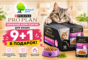 Pro Plan паучи — 9 + 1 в подарок