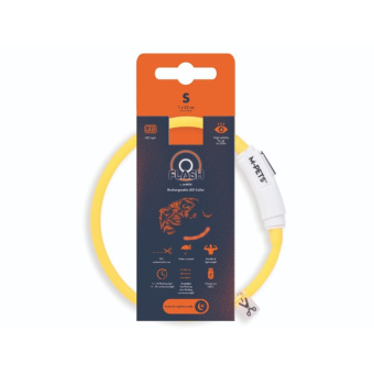 Светящийся ошейник FLASH LED, S, 1 x 35 см, оранжевый MPets 10855499-7